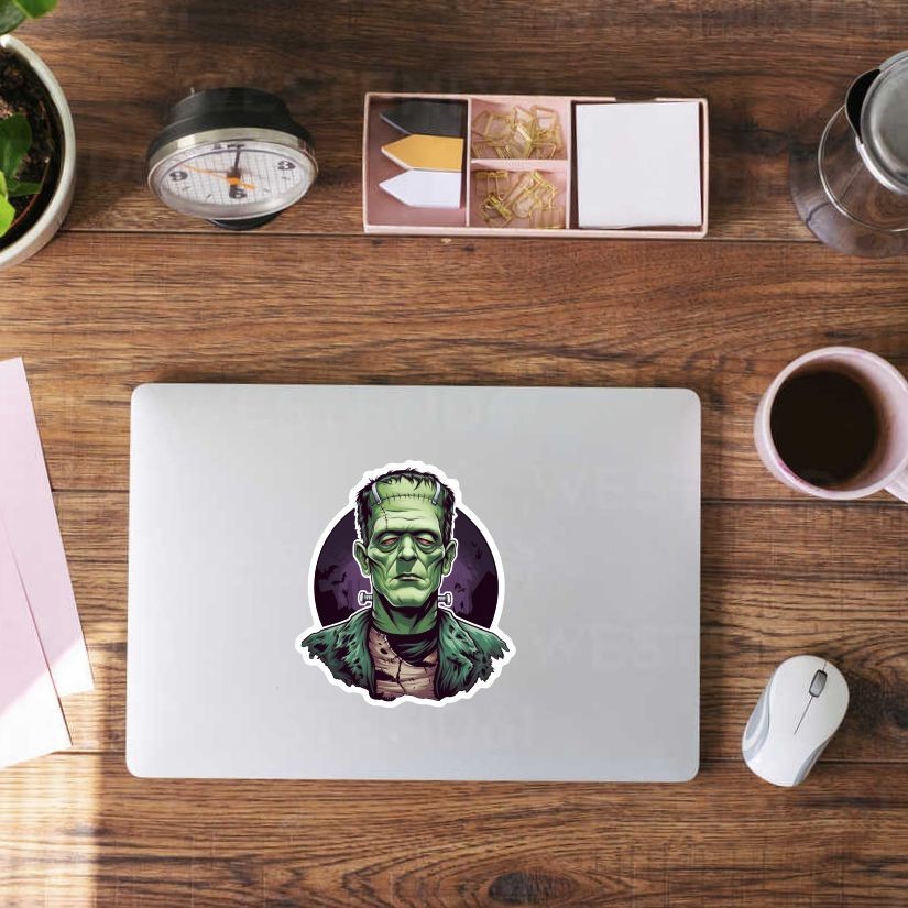 Frankenstein , Haloween, Sticker, Peel N' Stick, Different Sizes