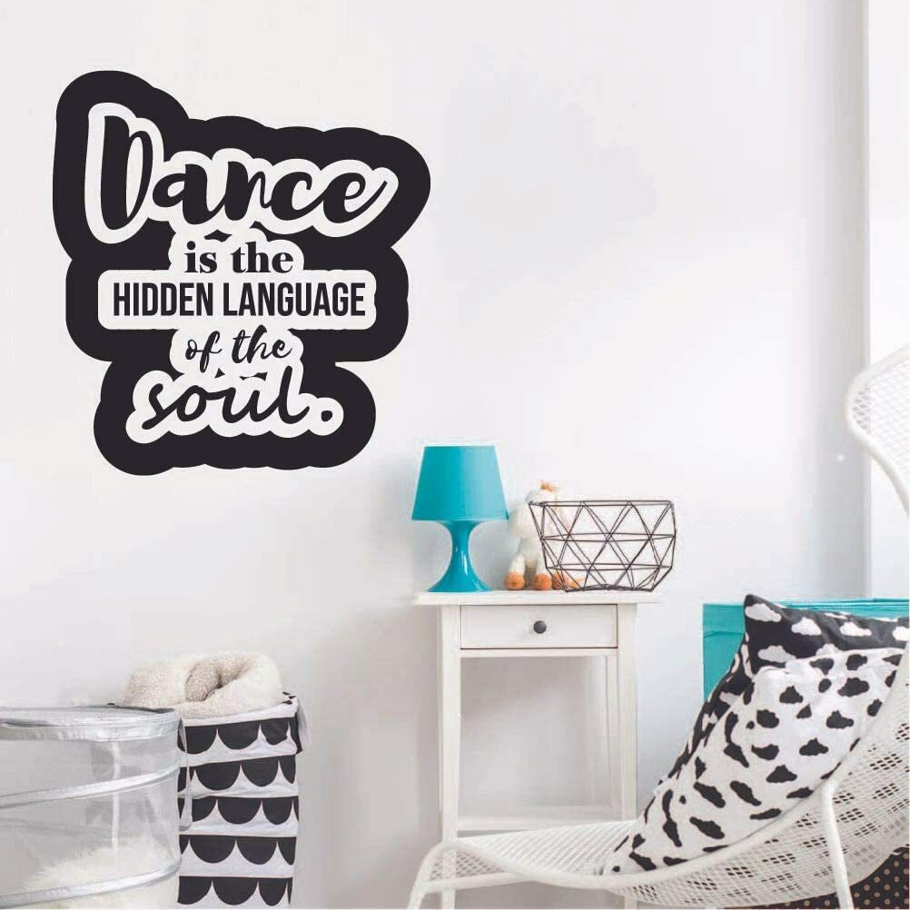 Hidden Language Dance Dancing Quote Vinyl Wall Art Sticker Home Room Wall Decals