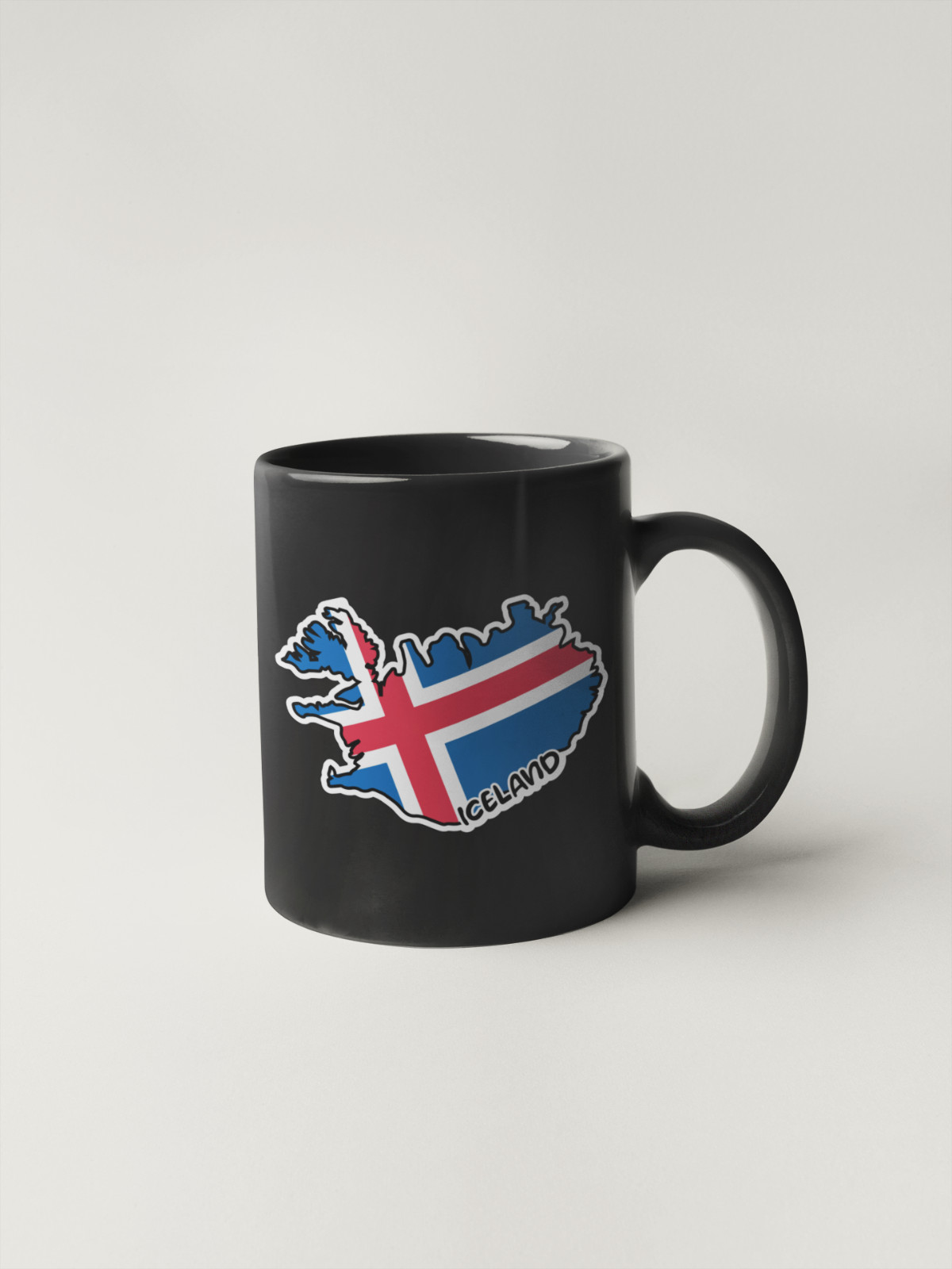 Iceland Map Flag Sticker Decal