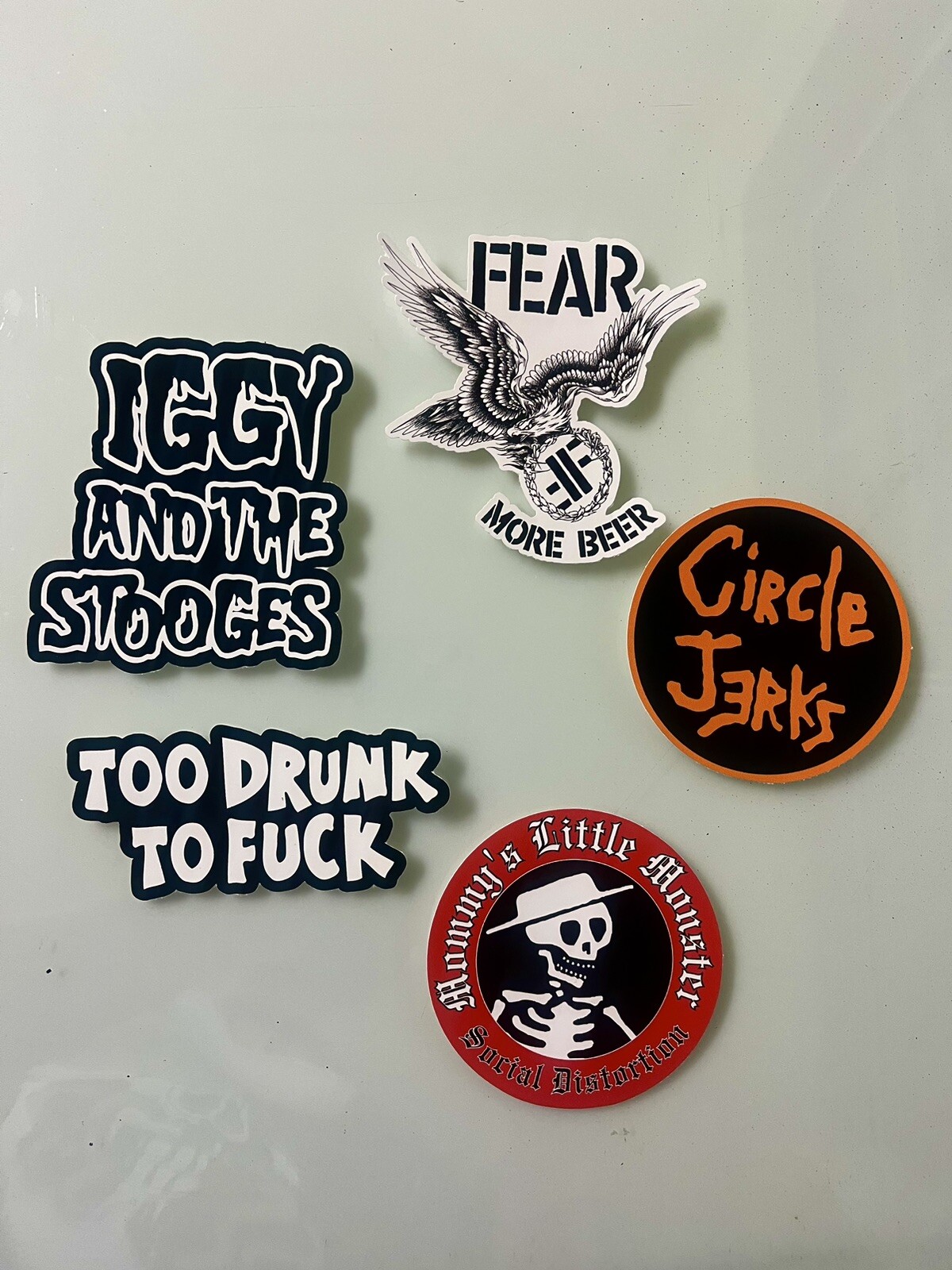 Punk Rock Sticker Lot – Ramones Rancid Dead Kennedy’s Fear