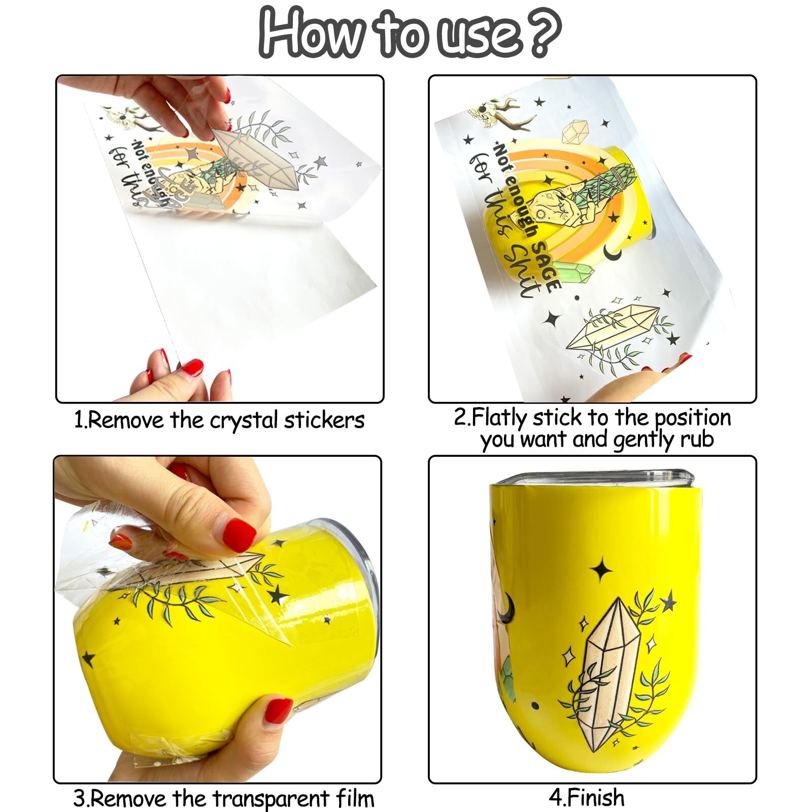 UV DTF Cup Wrap, Transfer Stickers for 16oz Glass Cups，UV DTF Cup Wrap Tr