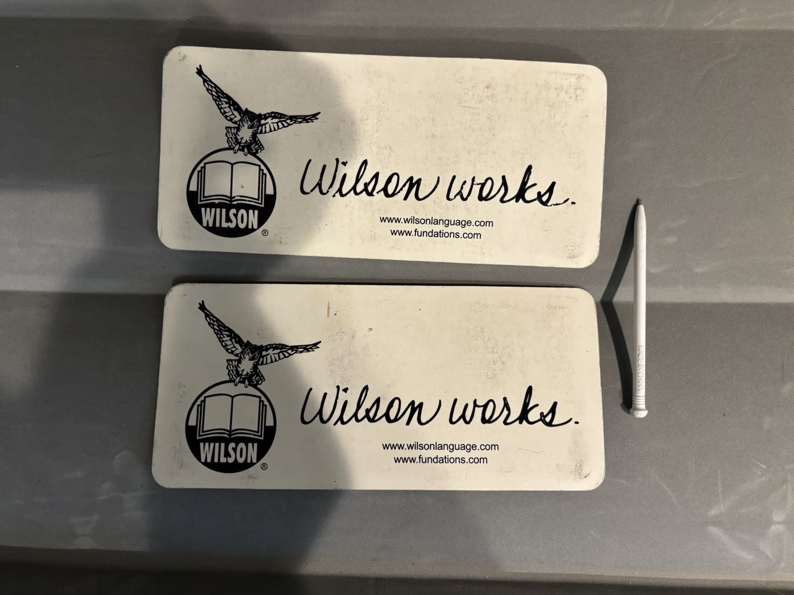 Wilson Educational Gel Boards Original Set of 2, with 1 pencil