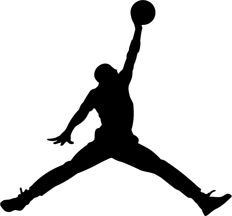 Air Jordan Jumpman Logo 4" VINYL DECAL Michael Jordans MJ 23 Die Cut Sticker