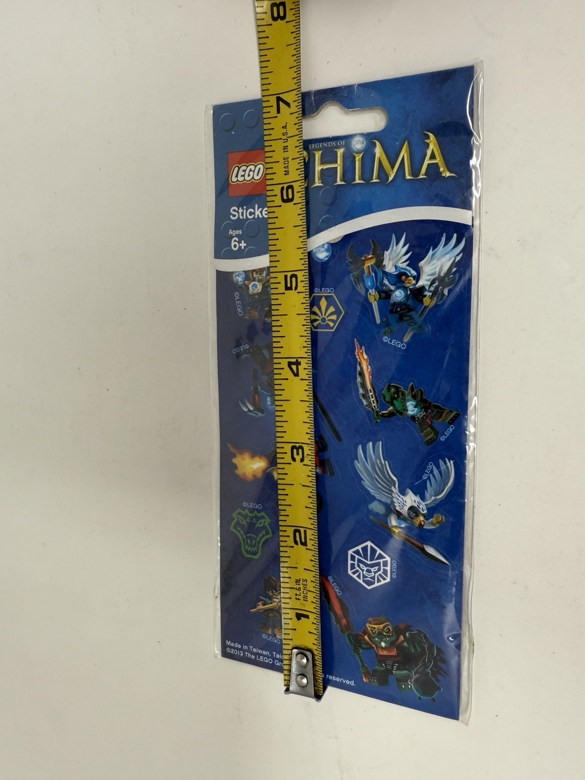 LEGO Chima Sticker Sheets – 24 Stickers – 2 Sheets, 5.5" x 3"