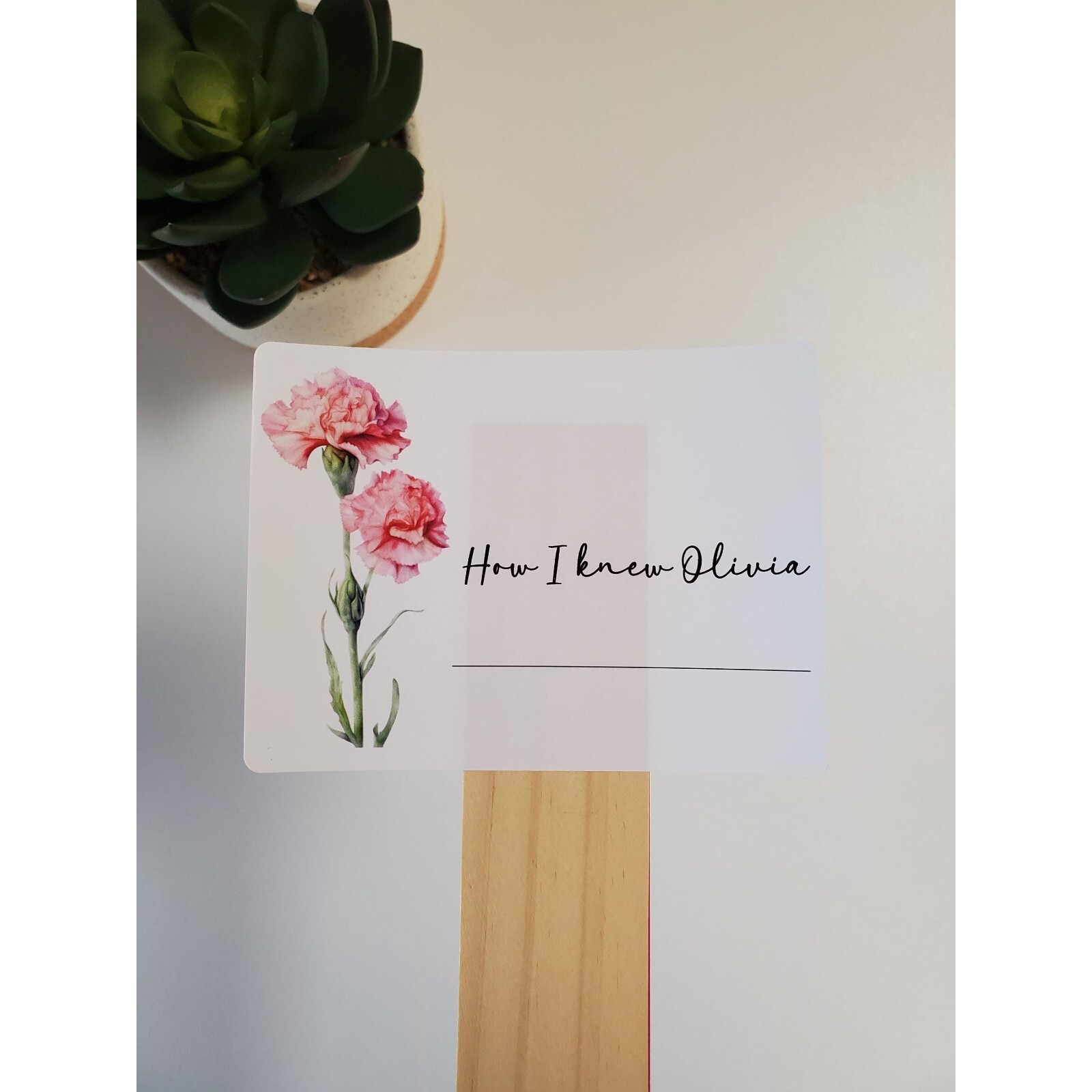 Custom Memorial Name Tag Stickers | Celebration Of Life | 4" x 3" Glossy Labels