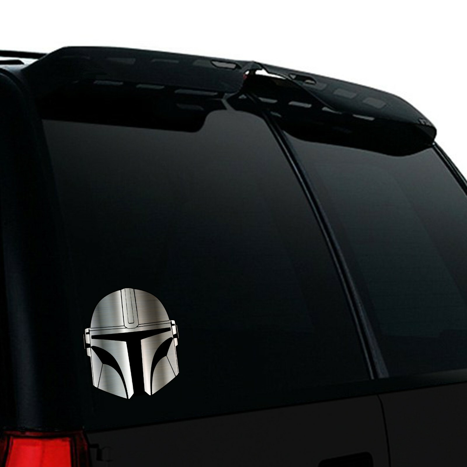 The Mandalorian Logo New CHROME Premium Sticker Vinyl