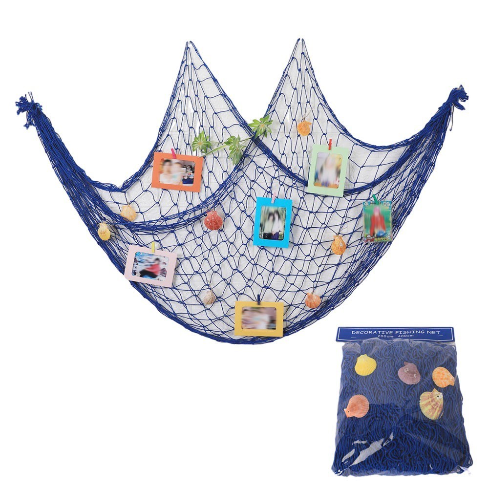 Fish Net Decoration Beautifully Handcrafted With Shells And Elegant Eco Friendly