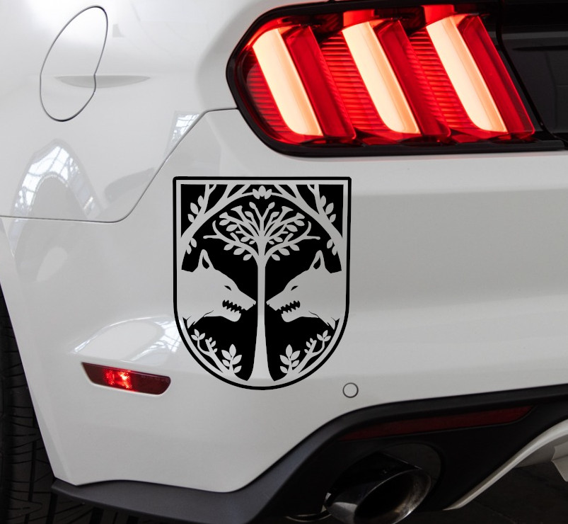 Iron Lord Title Destiny Guardian Indoor/Outdoor Vinyl Decal Matte Black/White