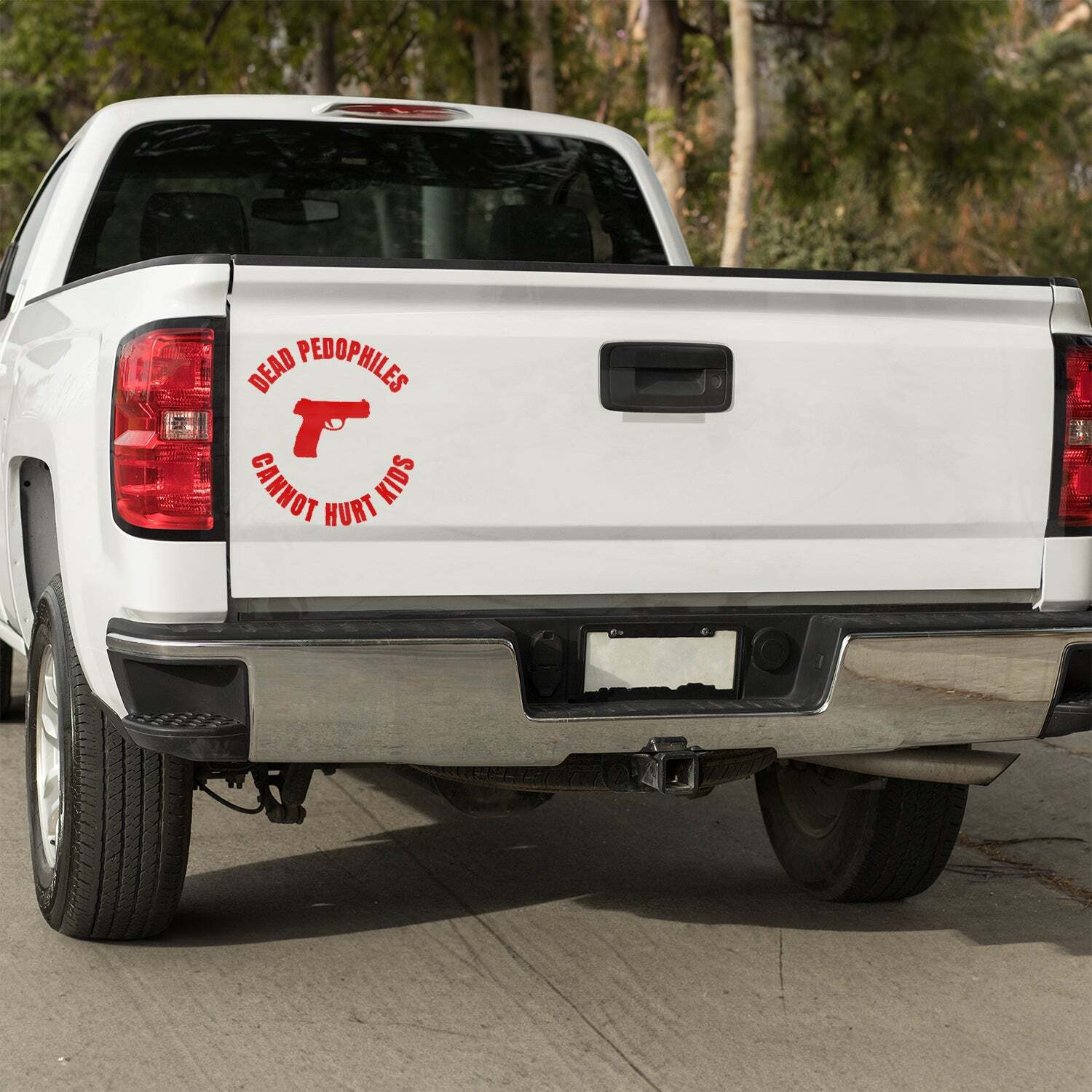 expired pedophiles cannot hurt children Vinyl decal