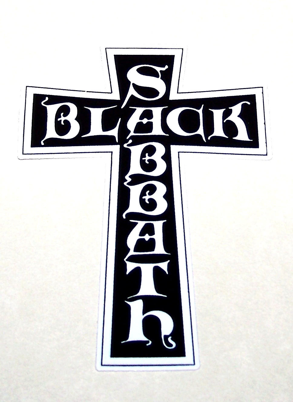 Black Sabbath – Logo LARGE Die Cut Large Sticker Decal Official Heavy Metal Ozzy