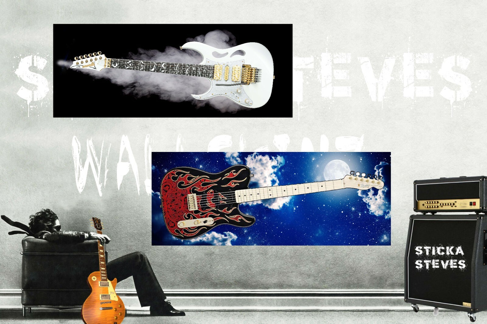 Guitar Skin Axe Wrap Re-skin – Shoes At The Gig 748