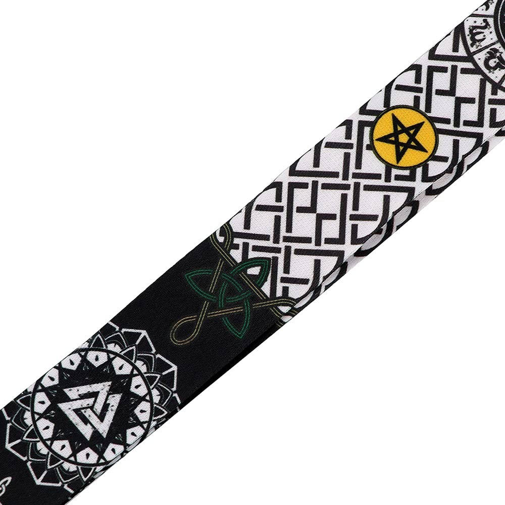 Pinstant Viking Norse Rune Symbol Thor Odin Gods 17.7" Neck Lanyard Keychain