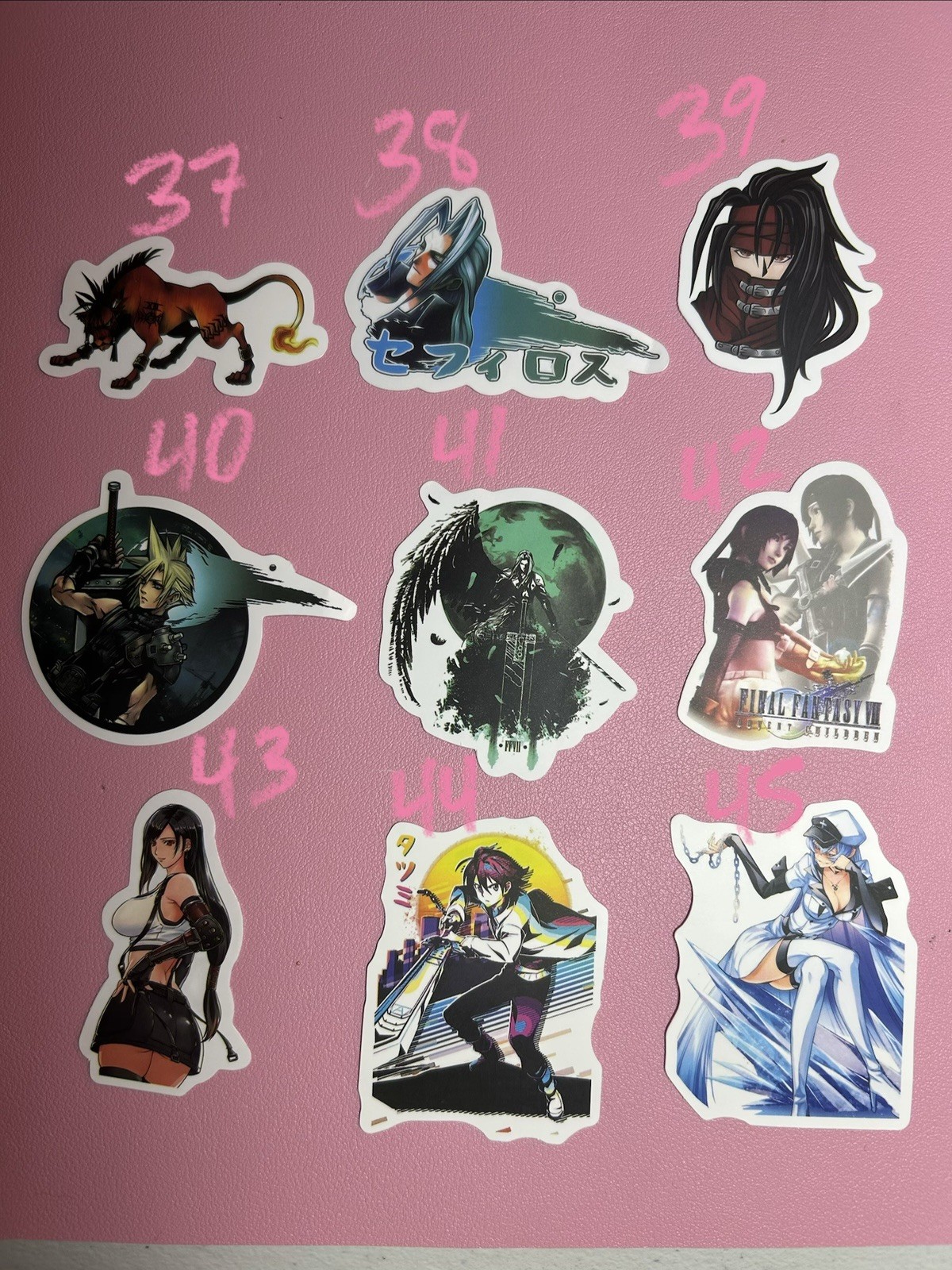 Final Fantasy And More Anime Stickers