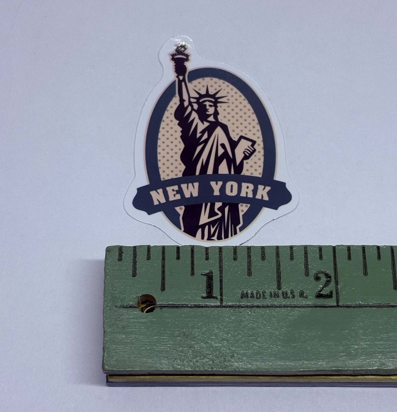 Statue Of Liberty Sticker NYC Travel City Tour Art Decal Vinyl Souvenir Tc9