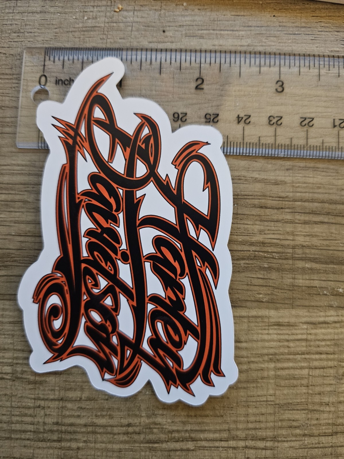 Harley Davidson Lettering Sticker