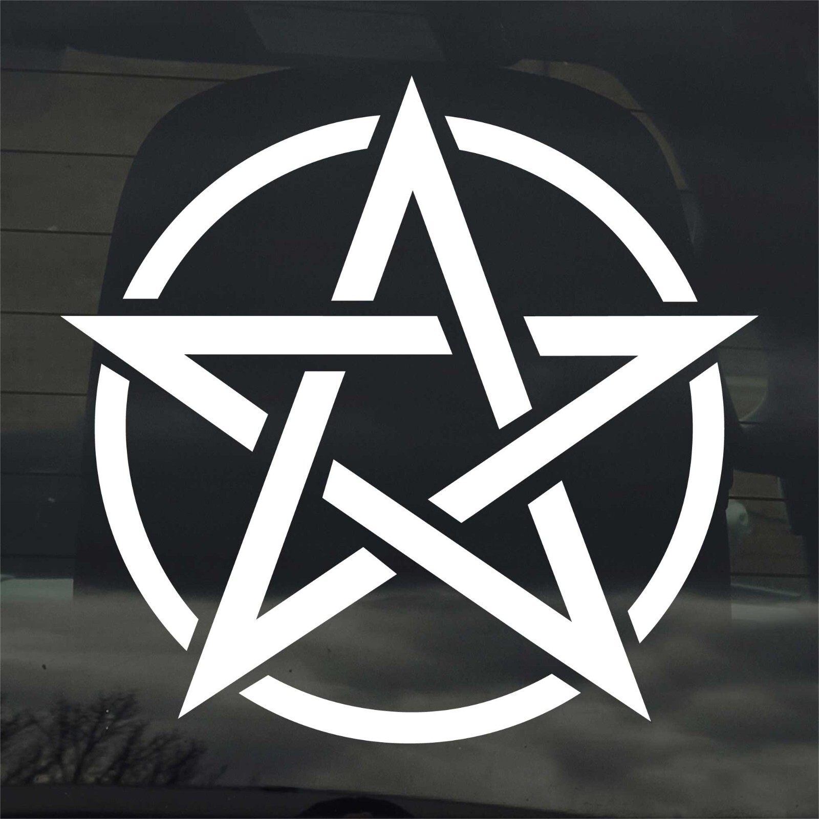 Pentagram Custom Vinyl Sticker Decal Pagan Witch Wicca Devil Satan Occult
