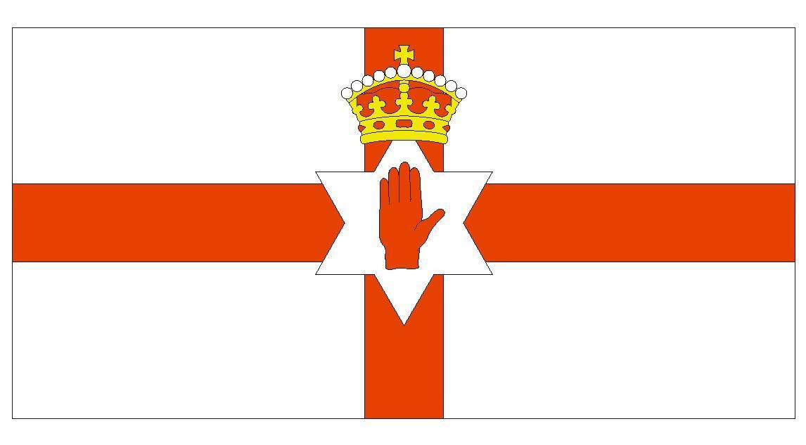 North Ireland International Flag Sticker Decal F361