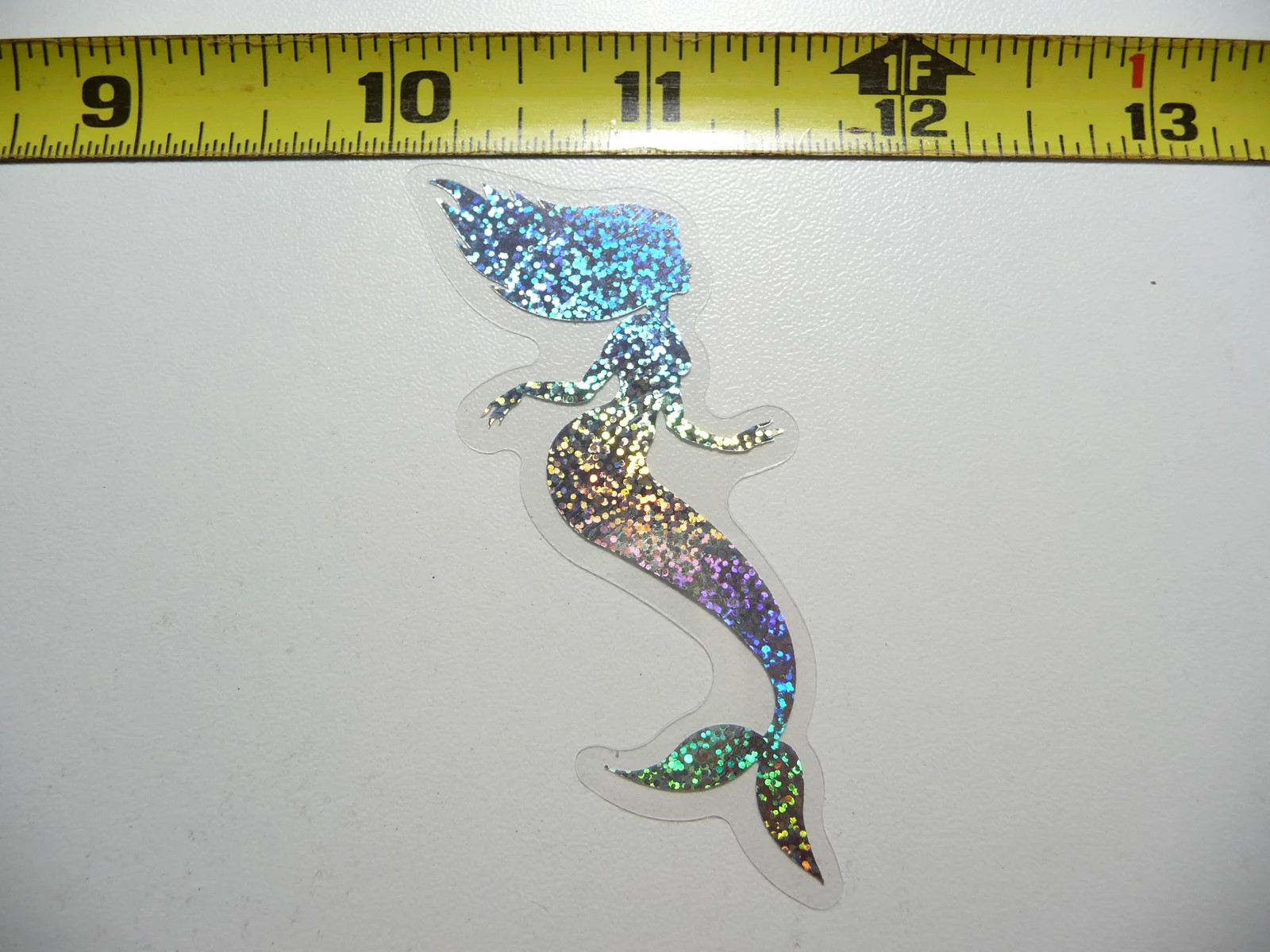 HOLOGRAPHIC MERMAID SMALL STICKER DECAL OCEAN SEA LIFE SPARKLE FUNNY