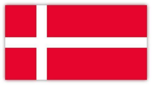 Denmark Flag Sticker Decal Laptop Wall Car Hard Hat