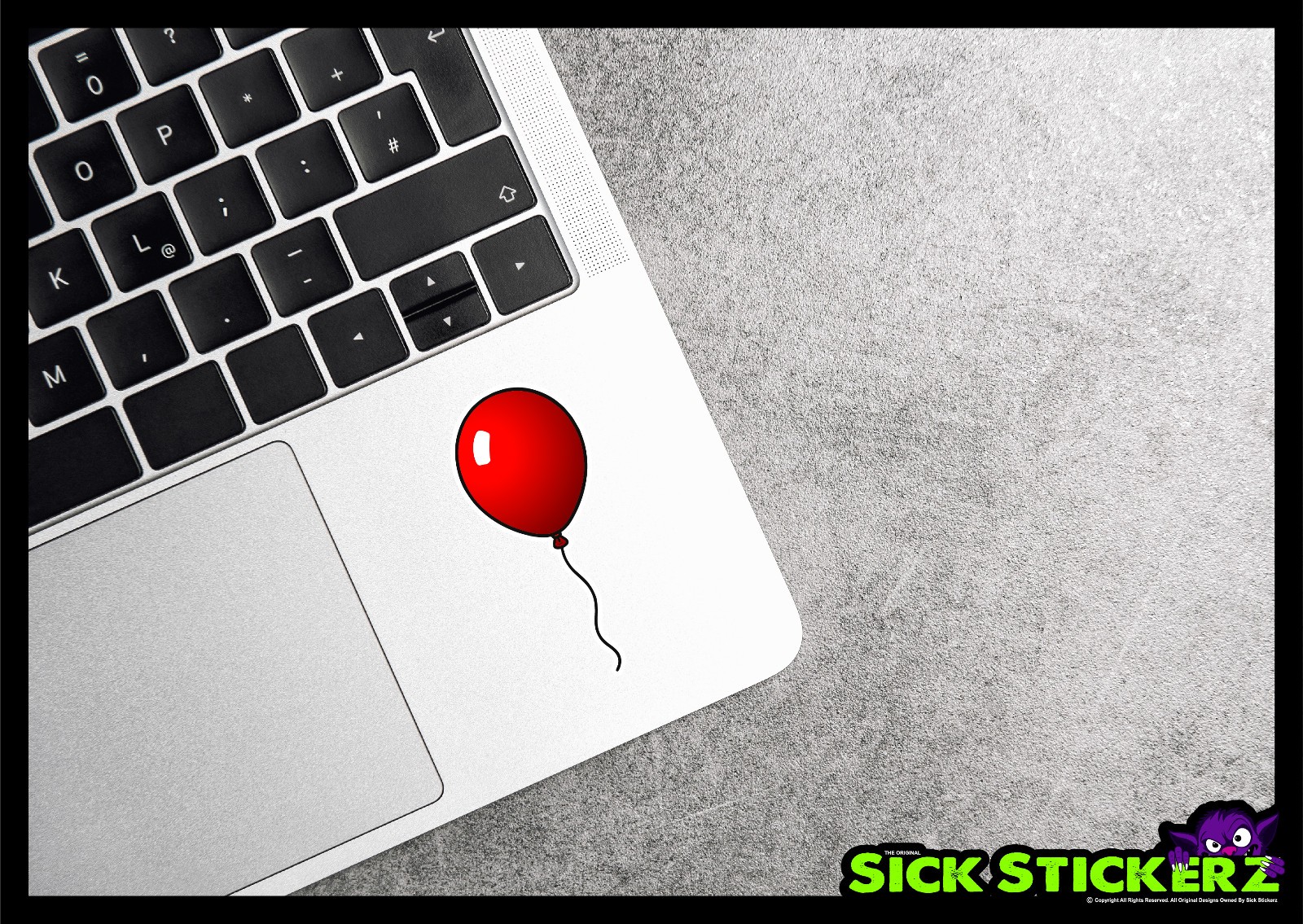 Red Balloon Sticker Decal Car Truck Window Funny Prank Evil
