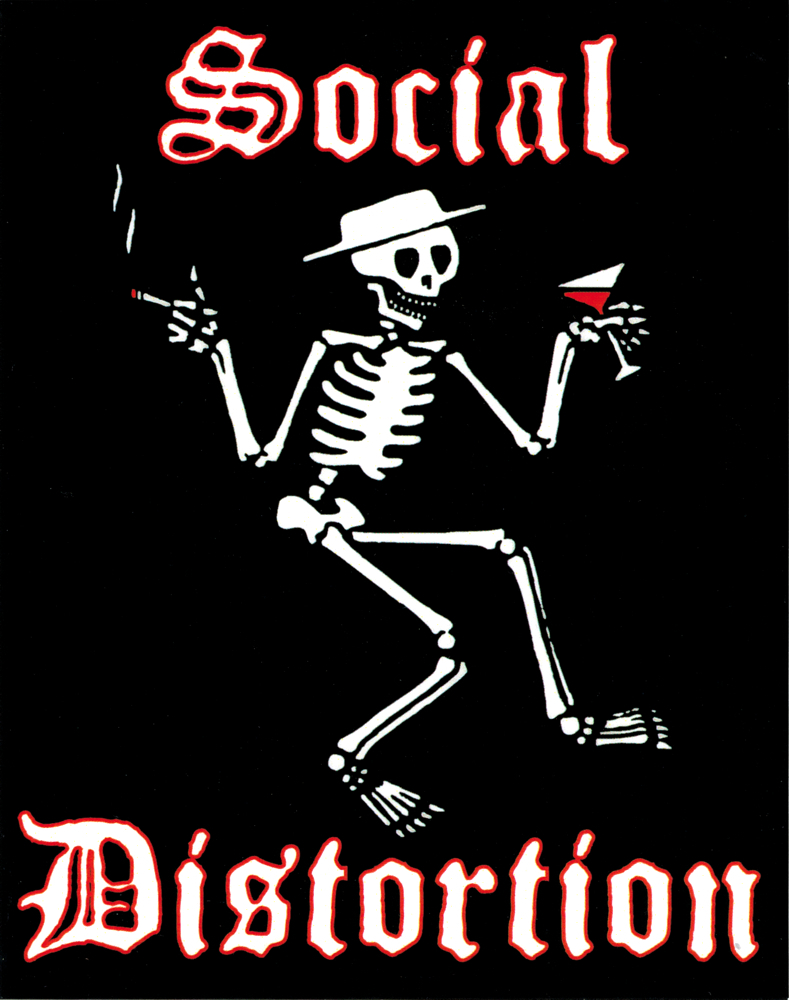 Sticker – Social Distortion Mike Ness Punk Rock Band Cowpunk Music Decal #15107