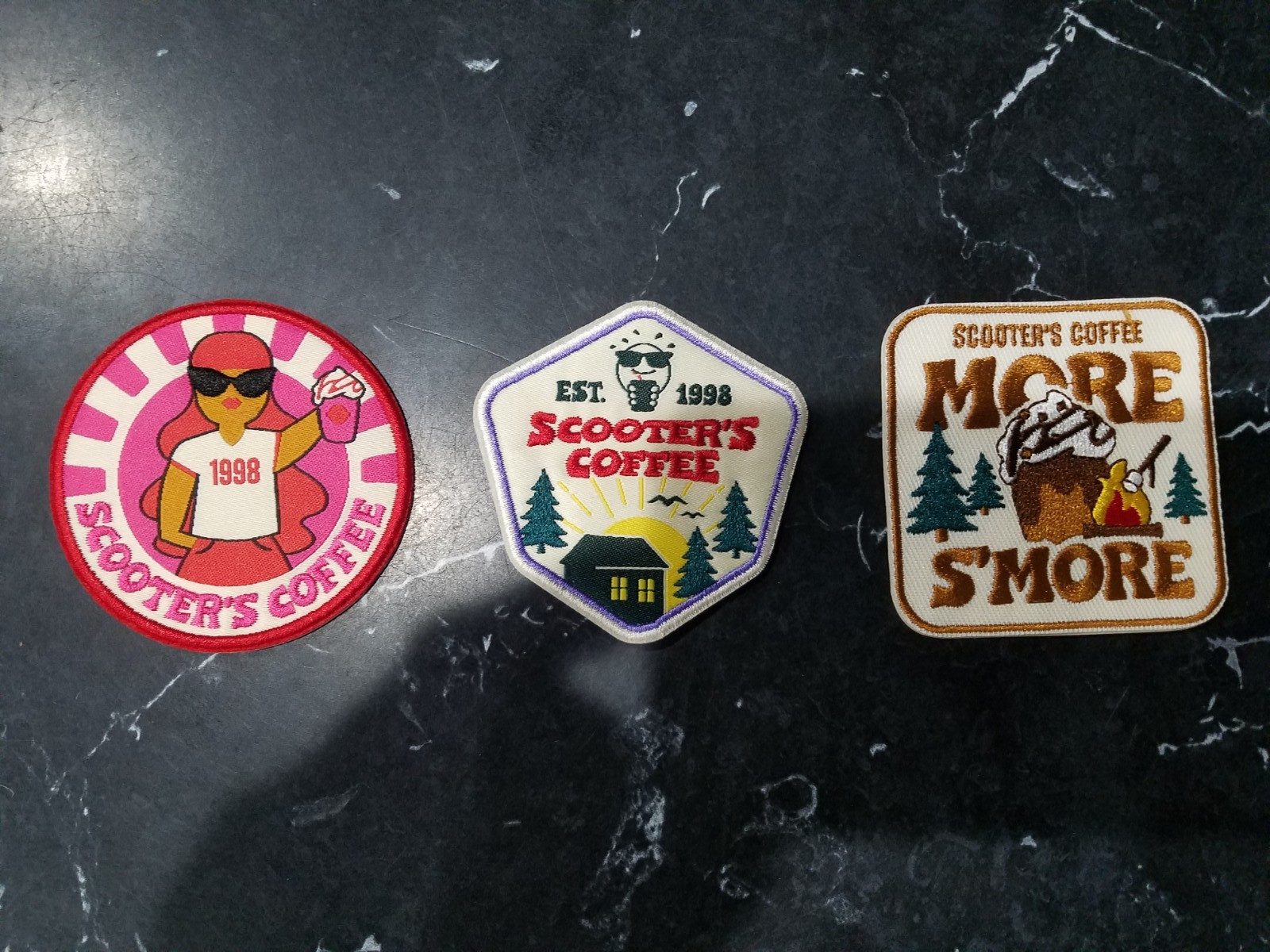 Scooters coffee sticky back Patch May 6th, 13th and 20th – 2026