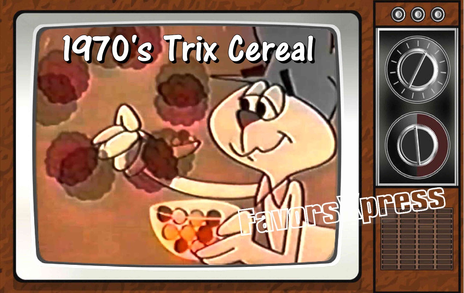 1970s Trix Cereal Commercial Classic TV Show PHOTO MAGNET 4 X 2.5 INCHES