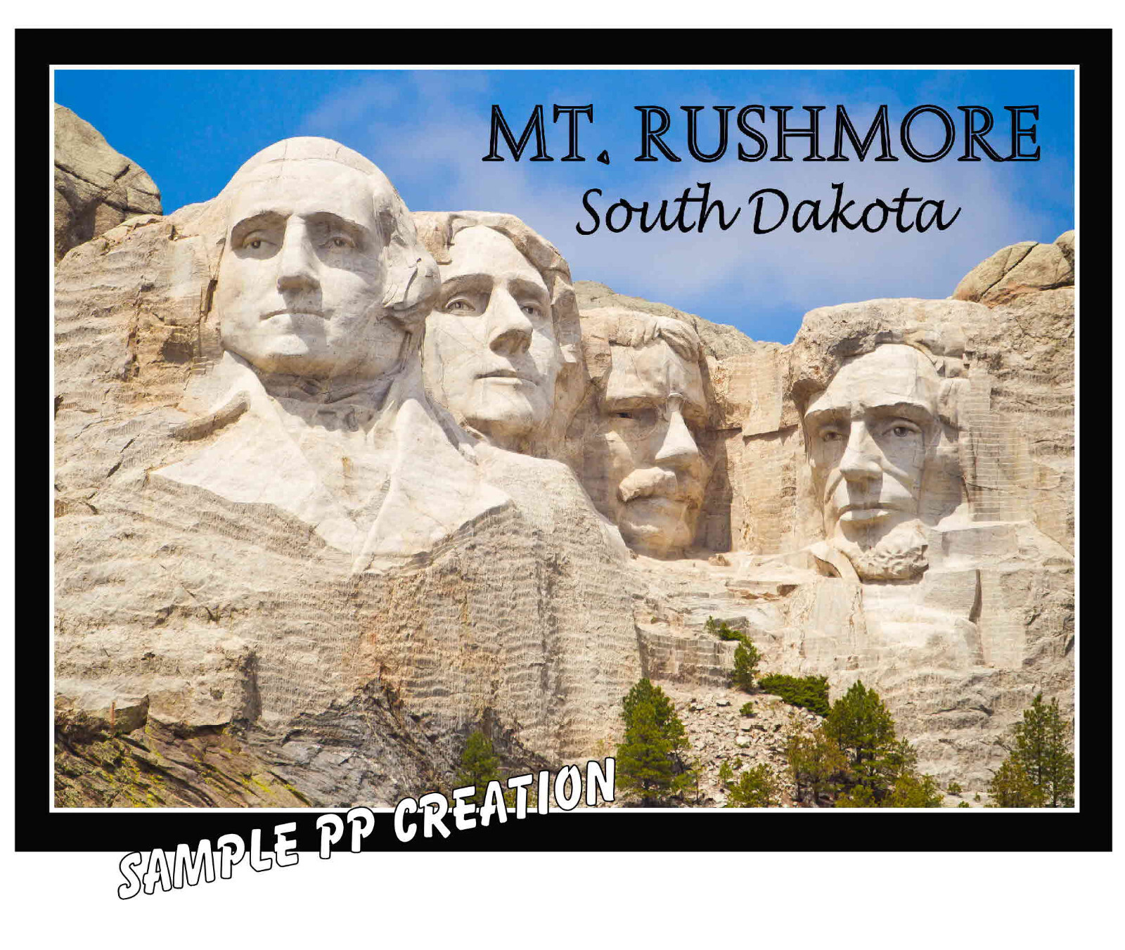 MT. RUSHMORE PHOTO FRIDGE MAGNET 4 X 3 inches TRAVEL