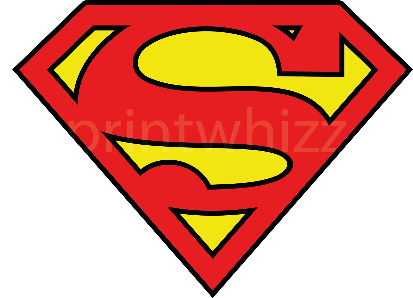 Superman Logo Crest Vinyl Sticker Wall Car Laptop Superhero Comic Book