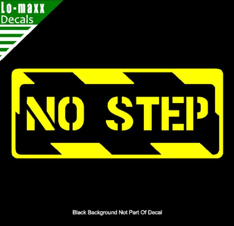 No Step Aircraft Markings Graphic Durable High Performance Die Cut Vinyl Decal