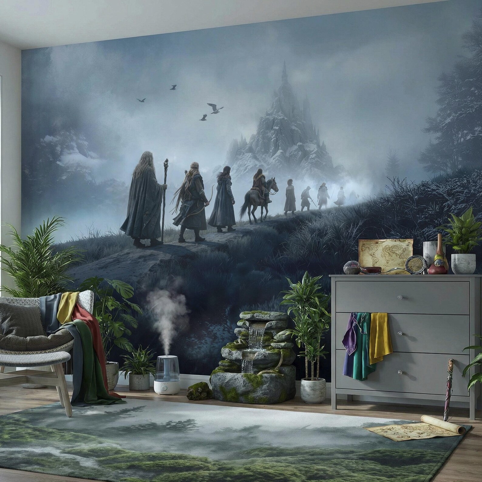 Epic Heroes Wallpaper, Wall Mural or Tapestry for nursey, kids room