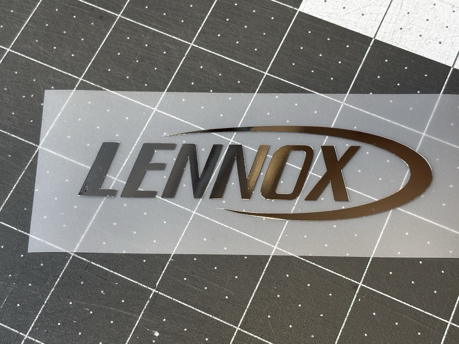 LENNOX HVAC Die Cut Vinyl Decal Heating Cooling Plumbing Trades Blue Collar Van