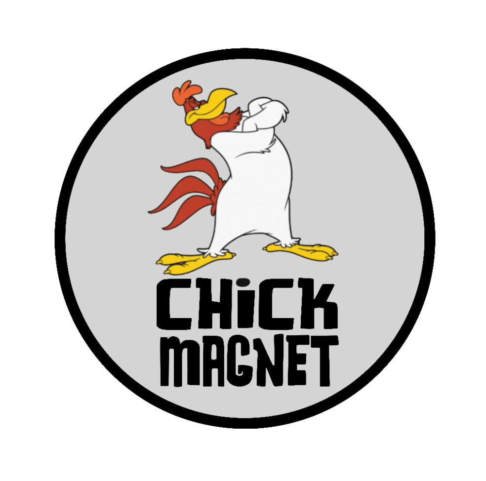 Cartoons – Foghorn Leghorn – 4" Vinyl Decal Handmade Vehicle Laptop Cooler Truck