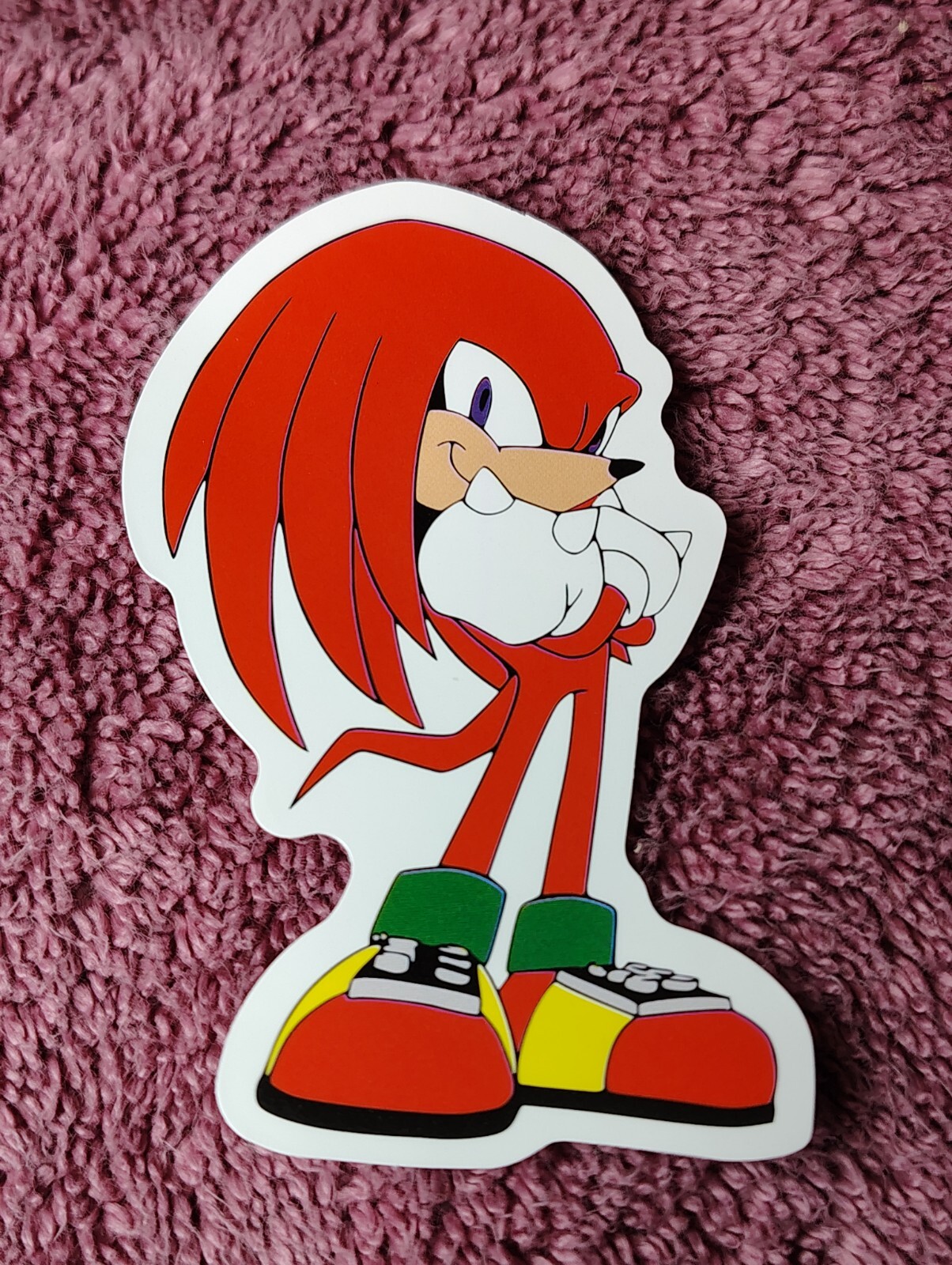 Sonic The Hedgehog Knuckles Decal Sticker, Knuckles the hedgehog Sticker, 3.25"