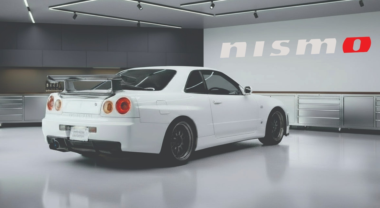 Garage Wall Decal NISMO Large Wall Banner 300 350 370 Z / NISMO w red O