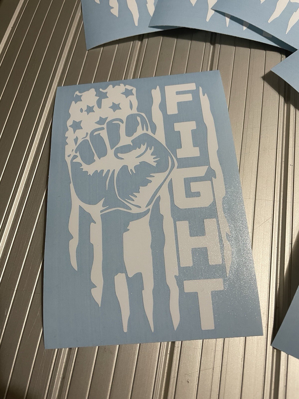 Trump 2024 Fight Decal 6” Or 8” Your Choice .