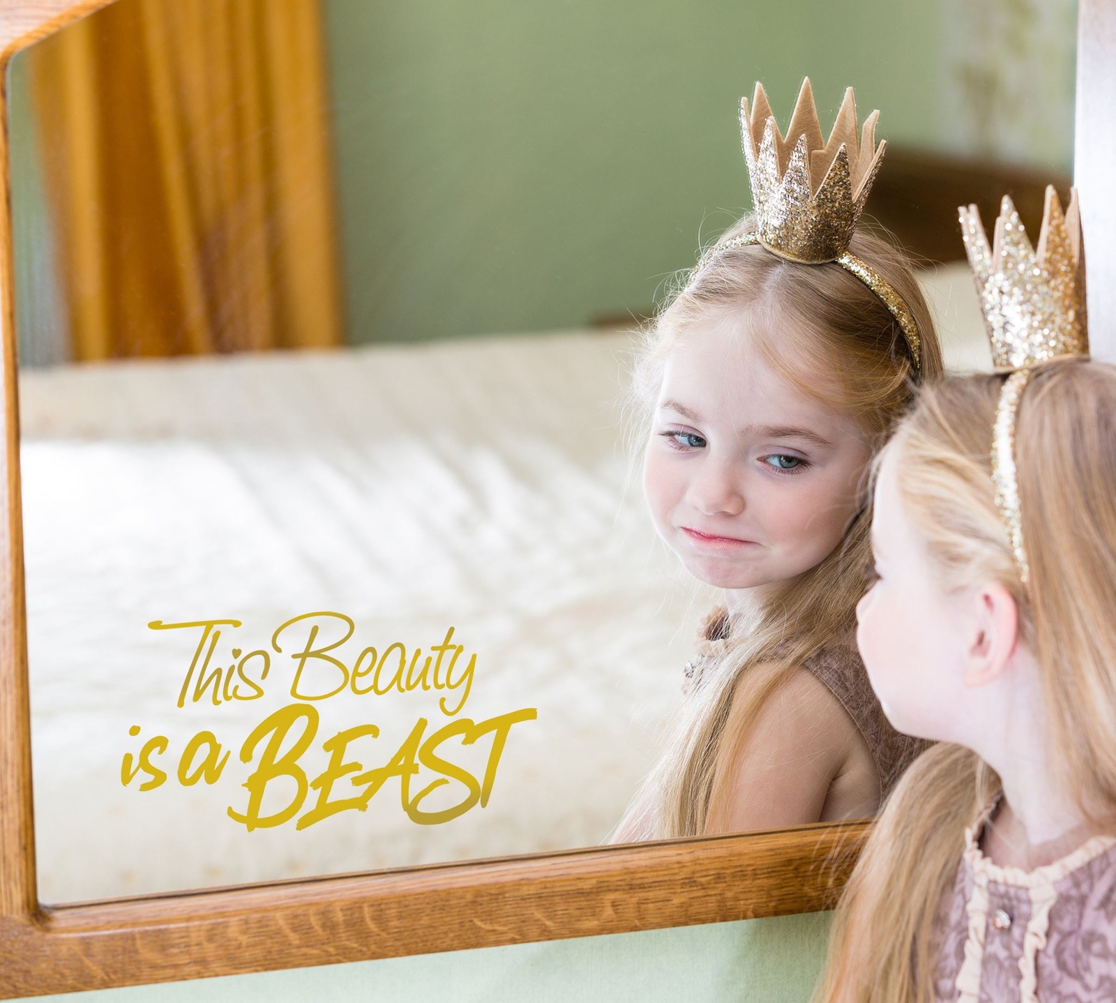 This Beauty is a Beast Motivational Self-Esteem Quote Vinyl Decal Sticker for Mi