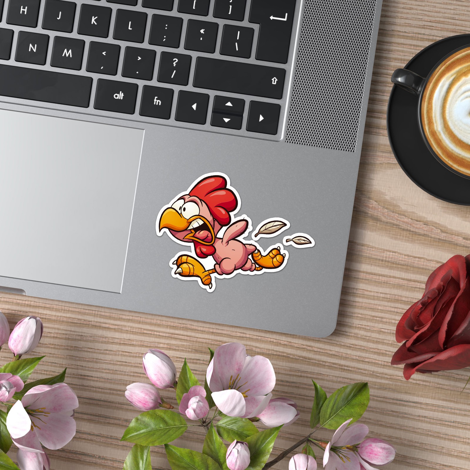 Plucked Chicken – Vinyl Decal Sticker – Car Window Laptop – ebn11786