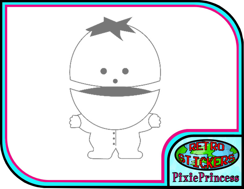 South Park Ike Funny G Vinyl Sticker Canada Car Bike Truck Wall Window Cartoon