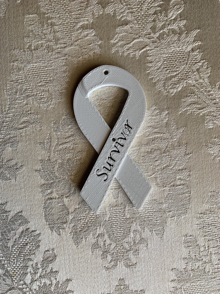 Custom Made 3D Cancer Ribbons for Survivors and Fighters multi color