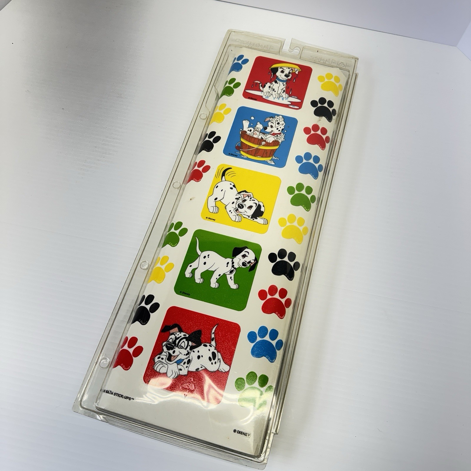 Priss Prints 101 Dalmatians Wall Decor Self Stickers Reusable Vtg Disney 90s