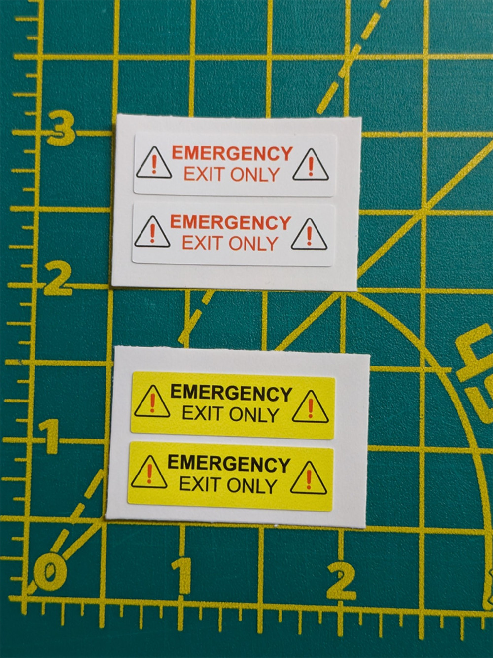 Tesla Emergency Handle Door Warning Label – Emergency Exit Only Stickers Model 3