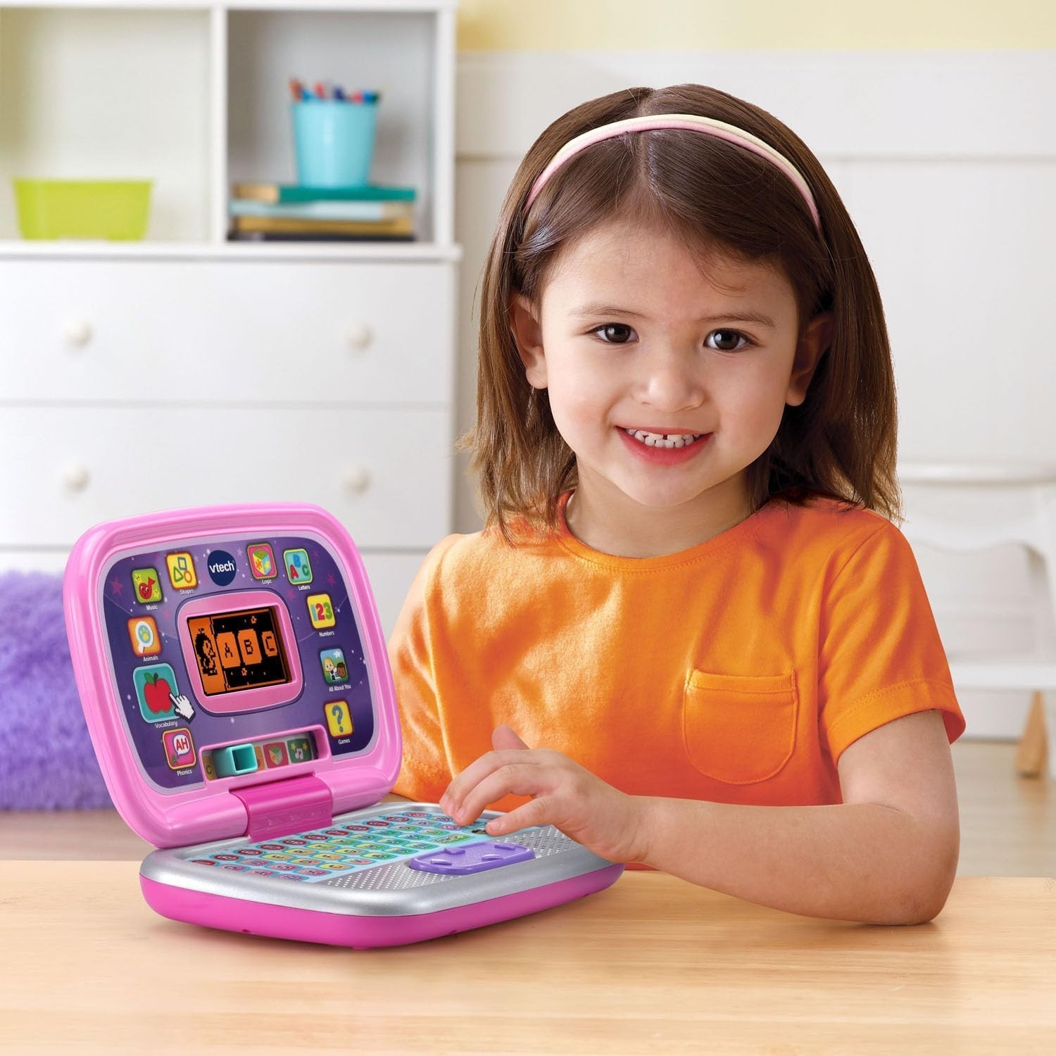Play Smart Preschool Laptop Pink