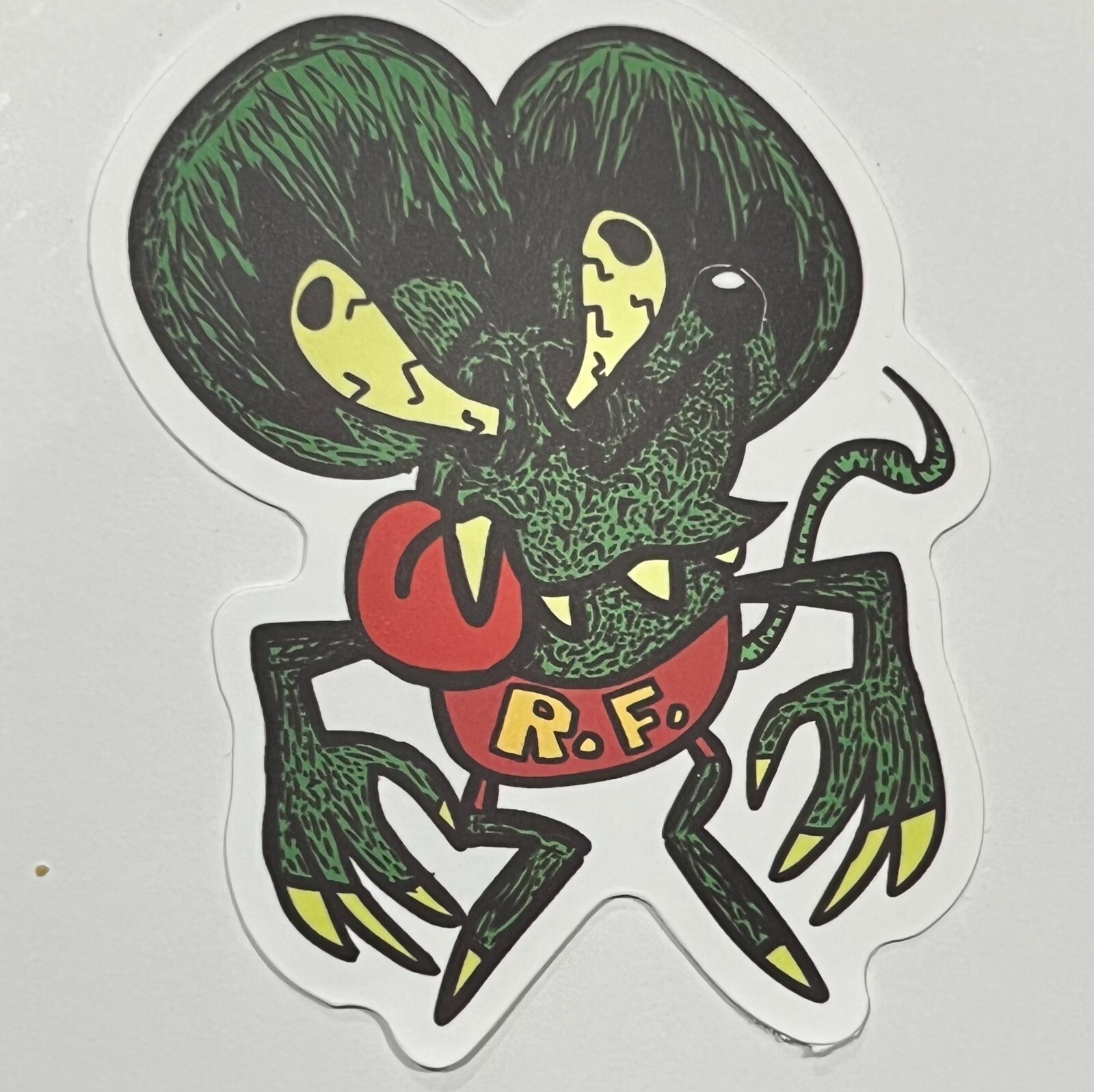 Rat Rod Rebel Vinyl Decal Sticker Bomb 2.5 in. Big Daddy Ed Roth Cartoon JDM