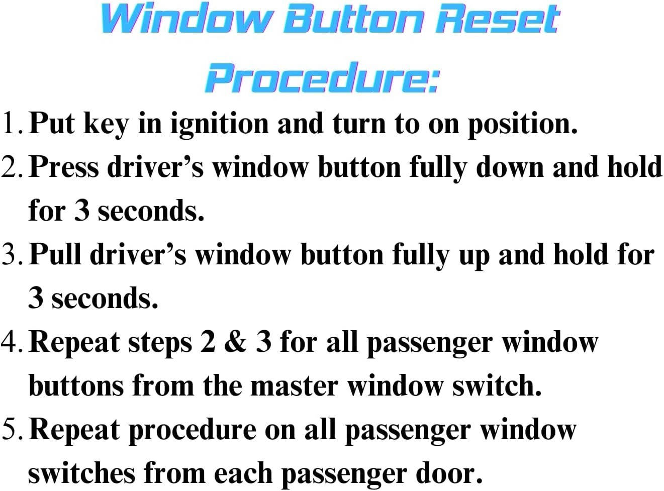 Window Master Switch for 2007-2013 Toyota Tundra (Double Cab Extended Crew)