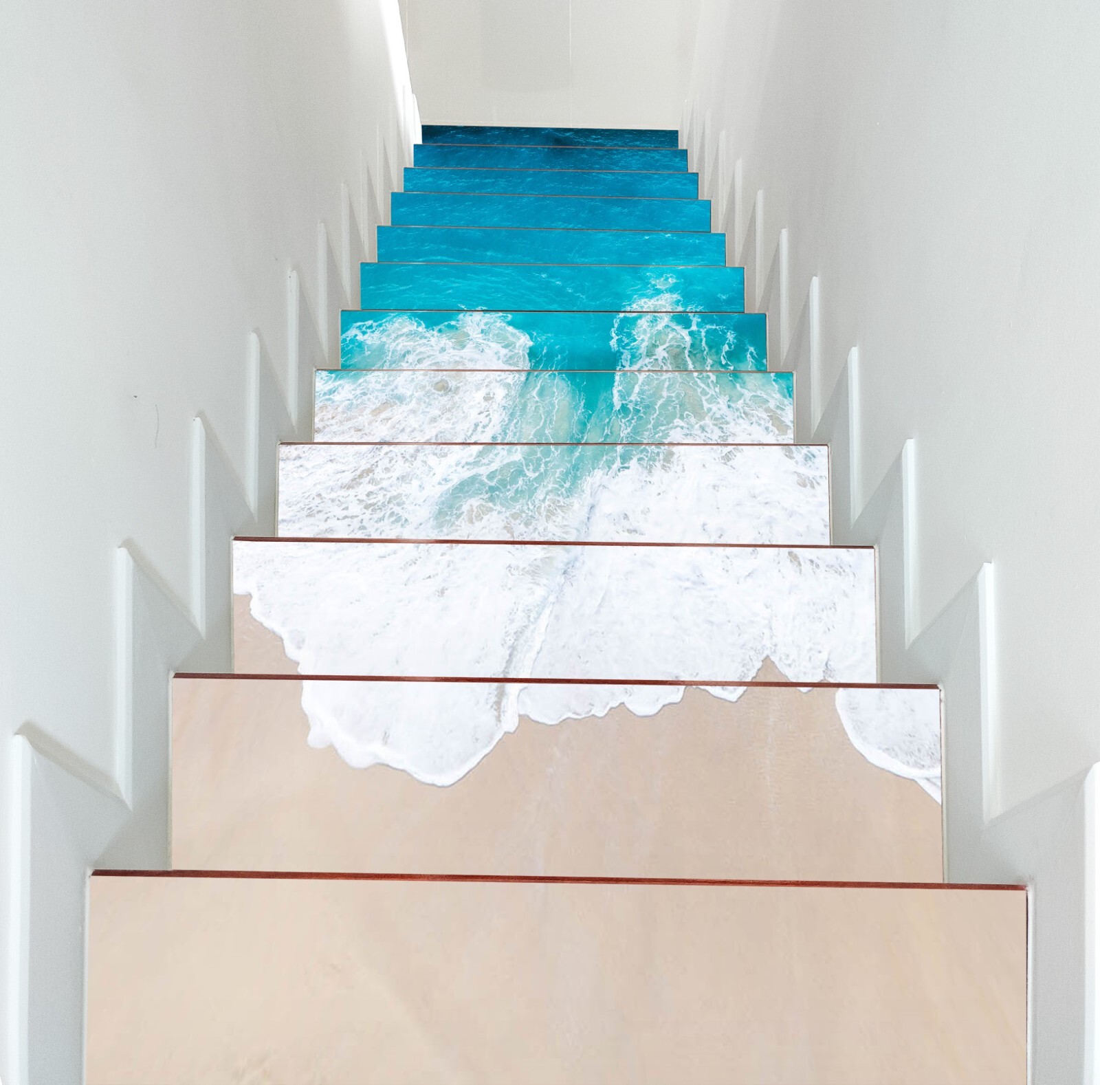 3D Sea Beach U935 Stair Risers Decoration Photo Mural Decal Wallpaper Romy