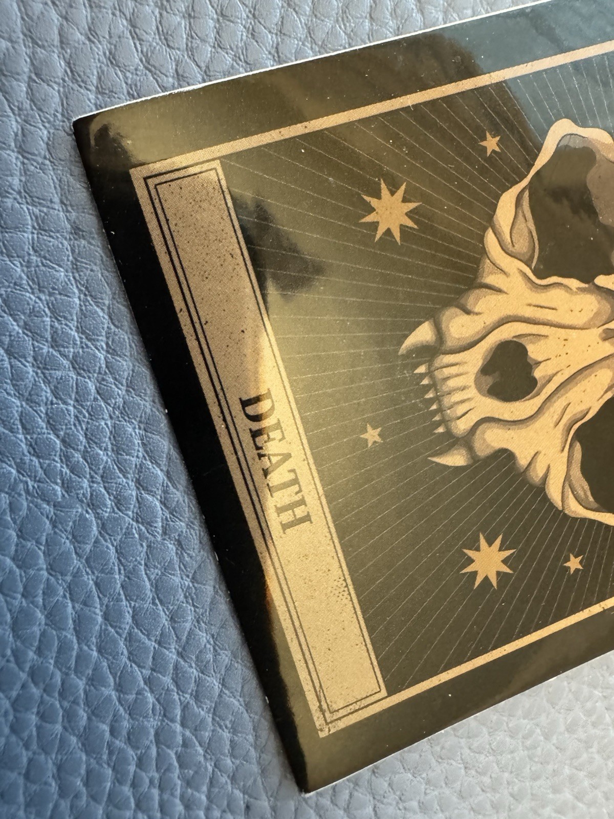 Death Cat Tarot Super Glossy Sticker Decal Unique Ephemera