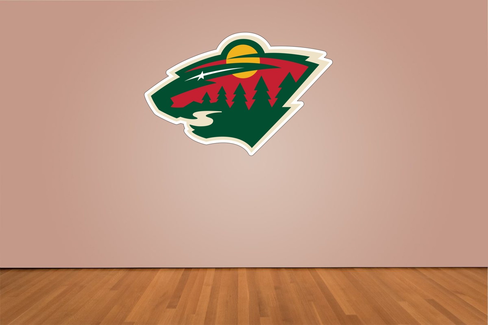 Minnesota Wild Indoor Wall Vinyl Decal Sticker 5" – 52"