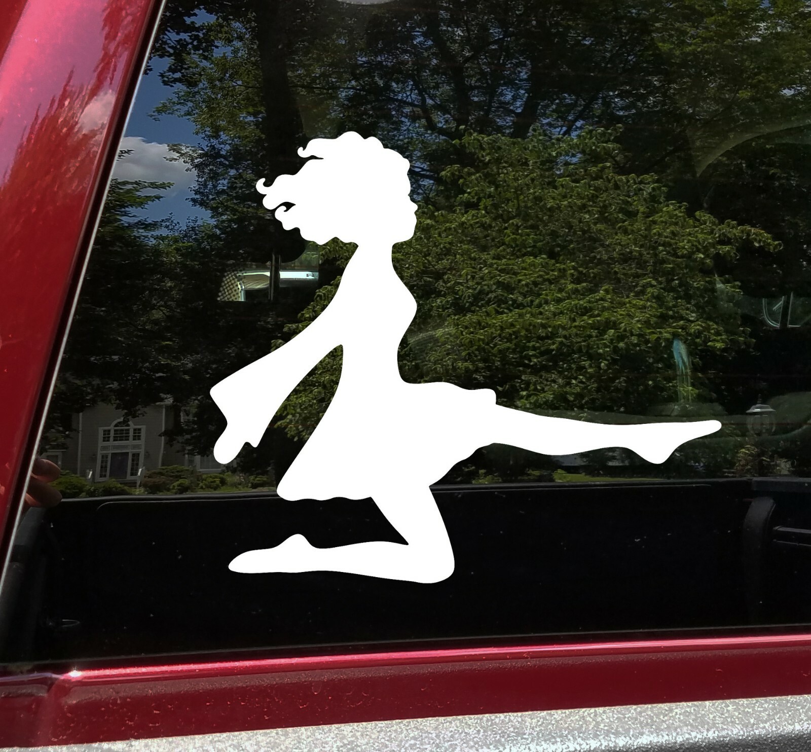 Irish Dancing Girl V2 Vinyl Decal – Woman Step Dancer Ireland Dance – Sticker