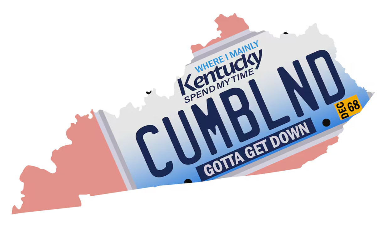 GRATEFUL DEAD Kentucky Cumberland Blues Sticker *NEW Measures 3" x 1.67